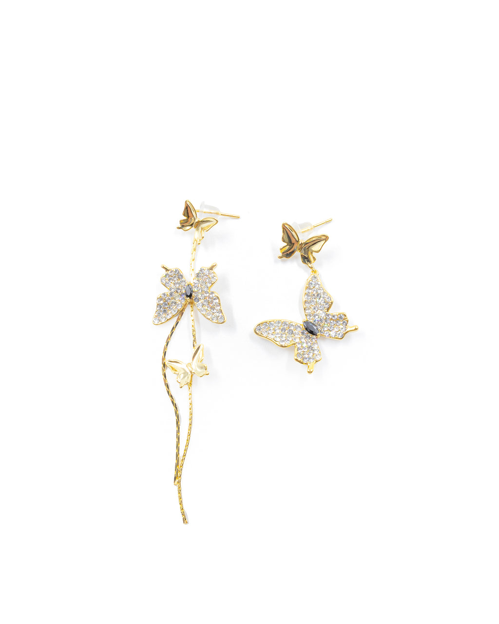 Aretes Largos Ansheli Dorados M14 Oro Laminado
