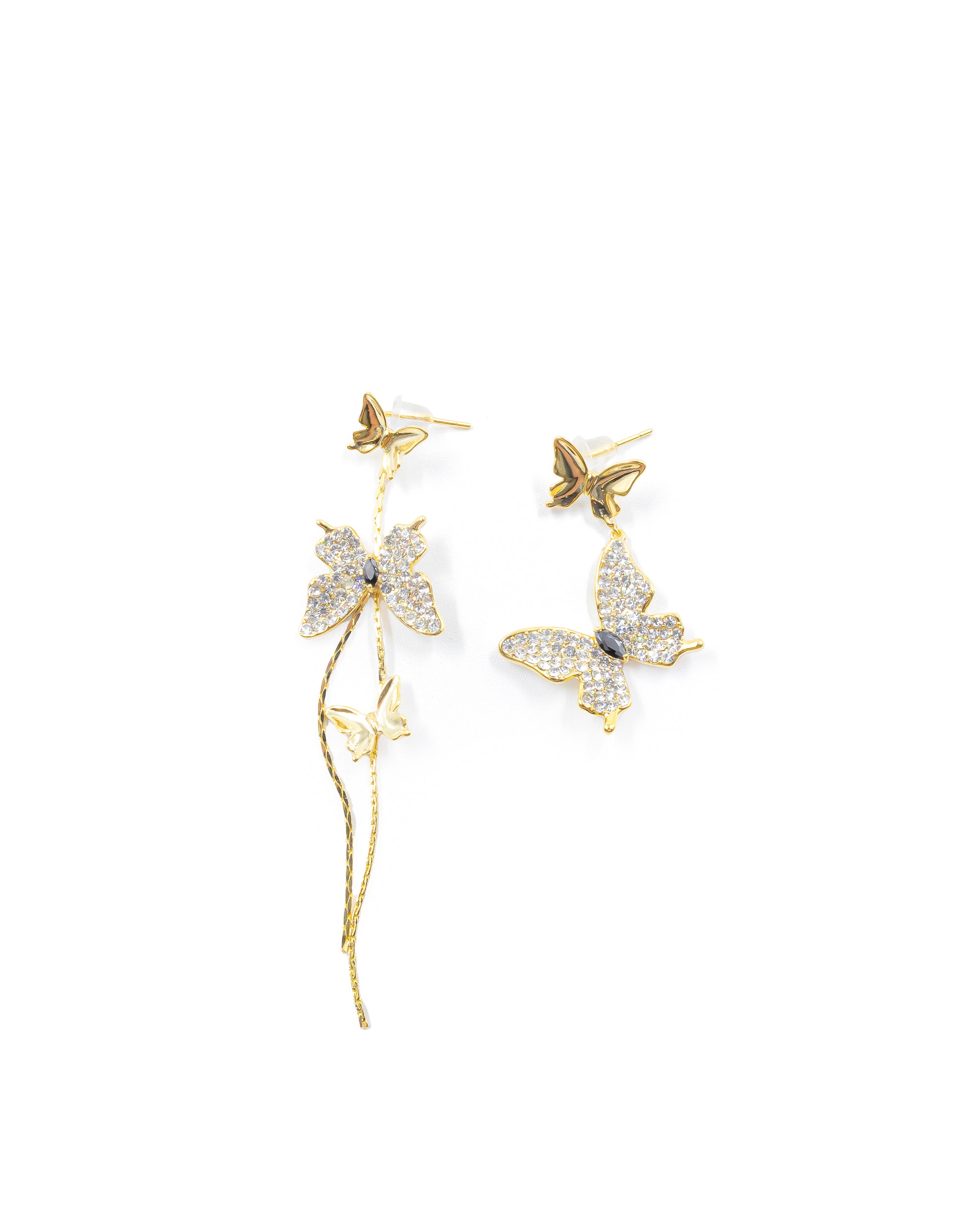 Aretes Largos Ansheli Dorados M14 Oro Laminado