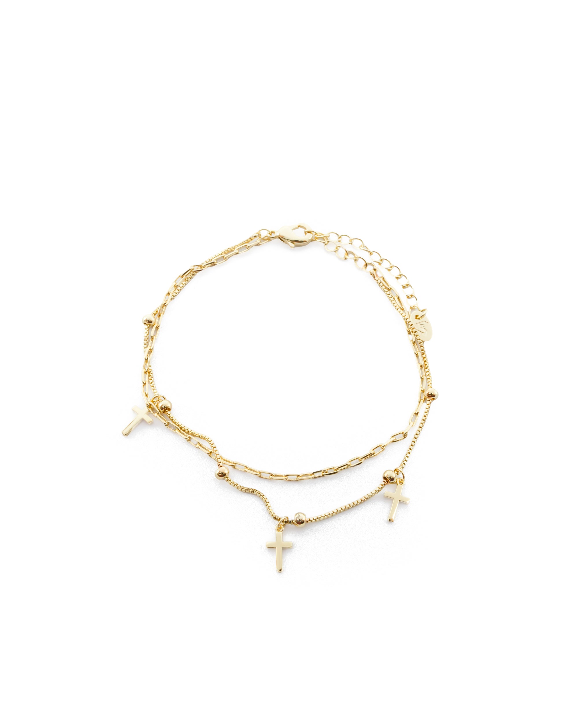Pulsera Dorada Ansheli M8 - Oro Laminado