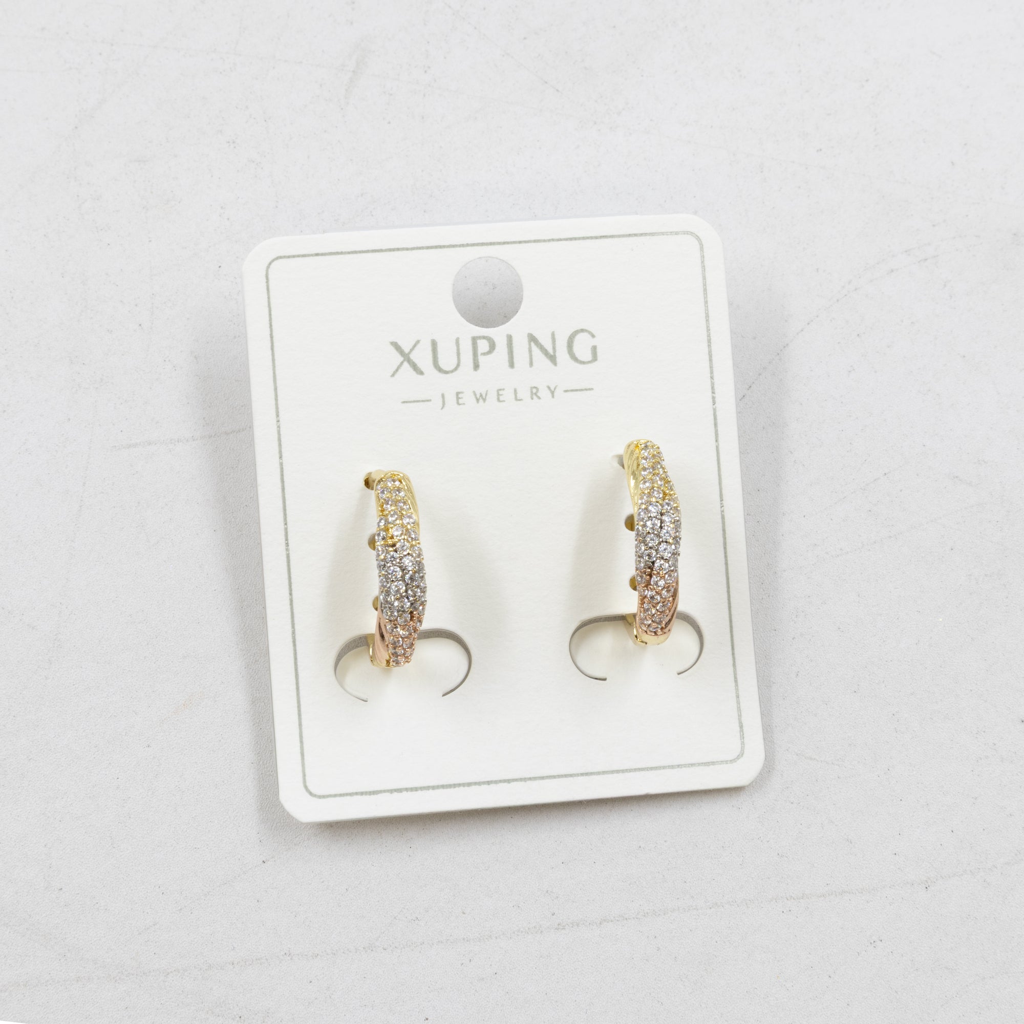 Aretes Oro Florentino Xuping M3 Oro Laminado