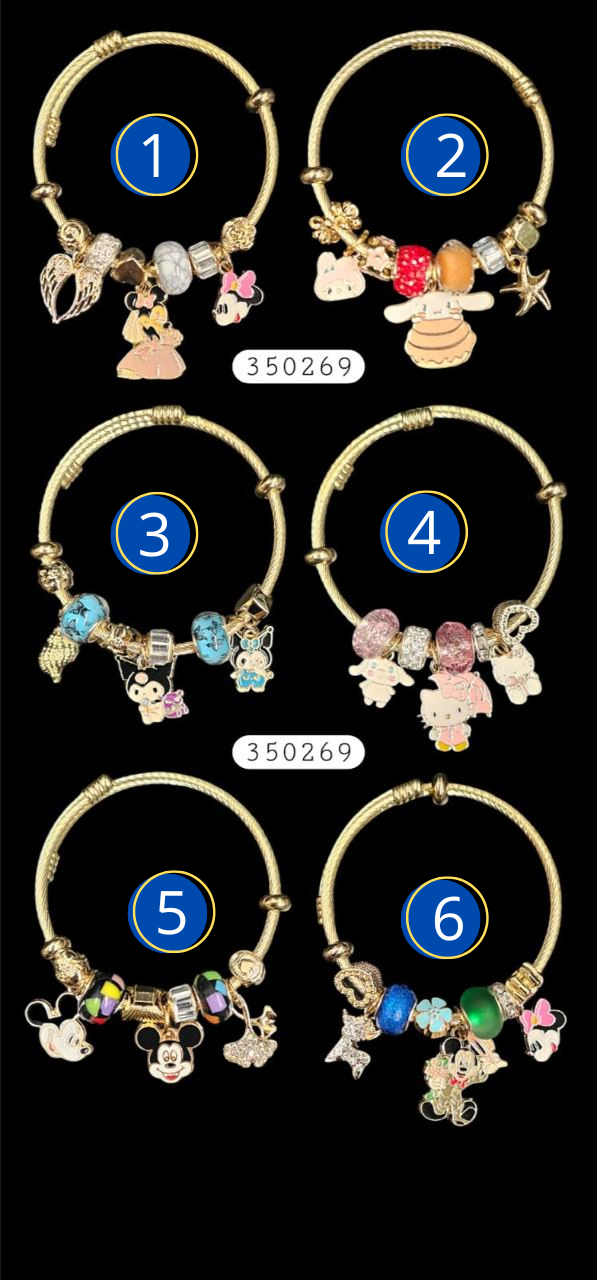PULSERA TIPO PANDORA M5 ACERO INOXIDABLE