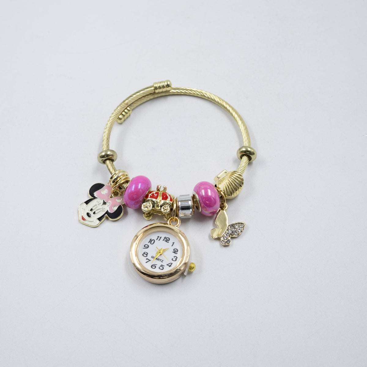 Pulsera tipo Pandora Dorados M19 Oro Laminado