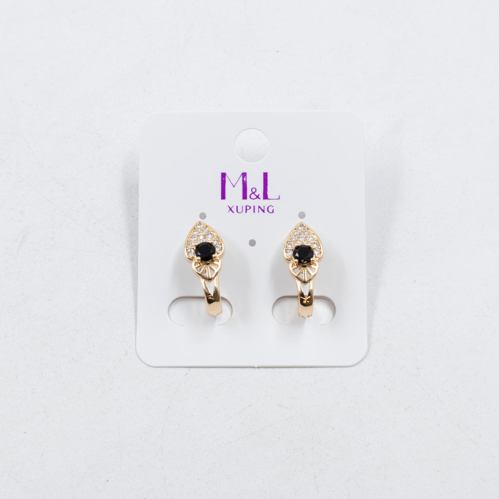 Aretes Xuping Dorados M4 Oro Laminado