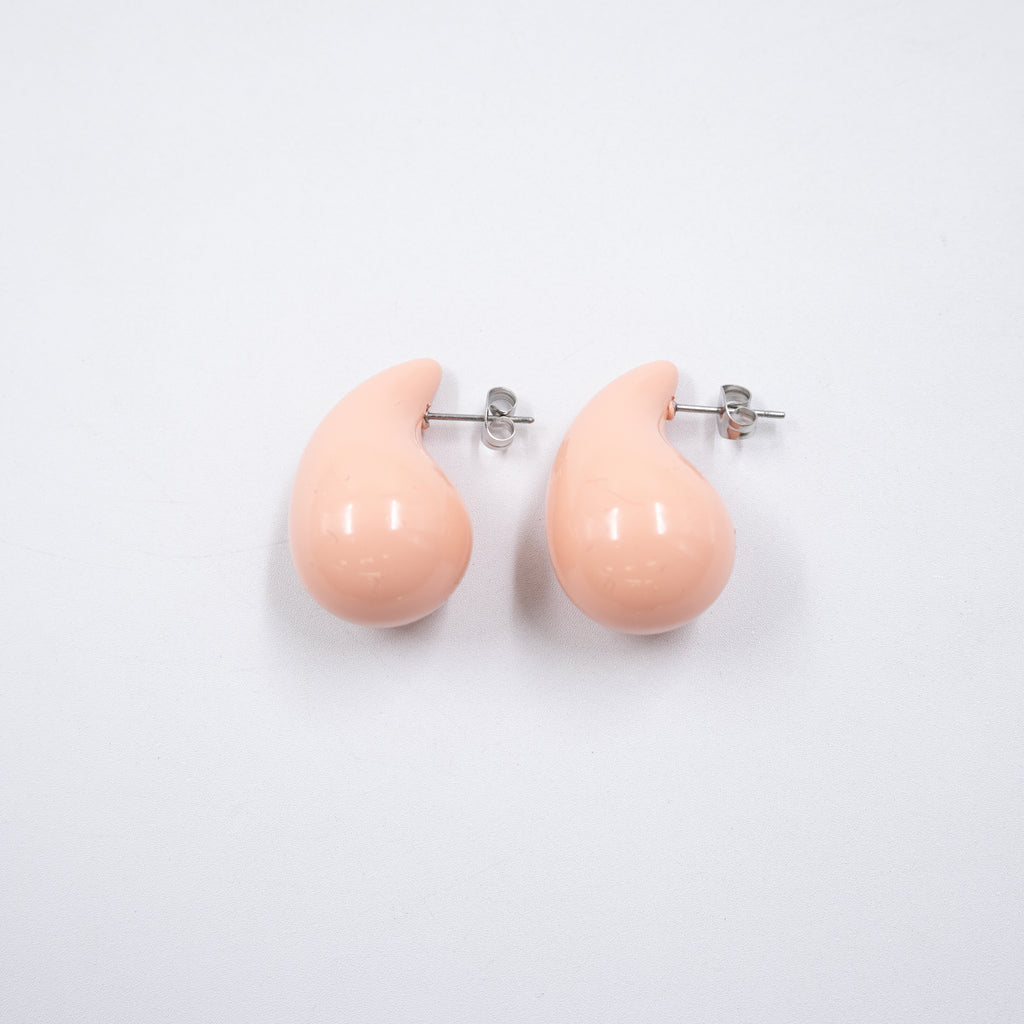 Aretes Medianos de colores M3 Oro Laminado
