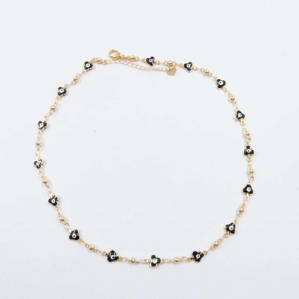 Collar Dorado de Ojo Turco M1 Oro Laminado