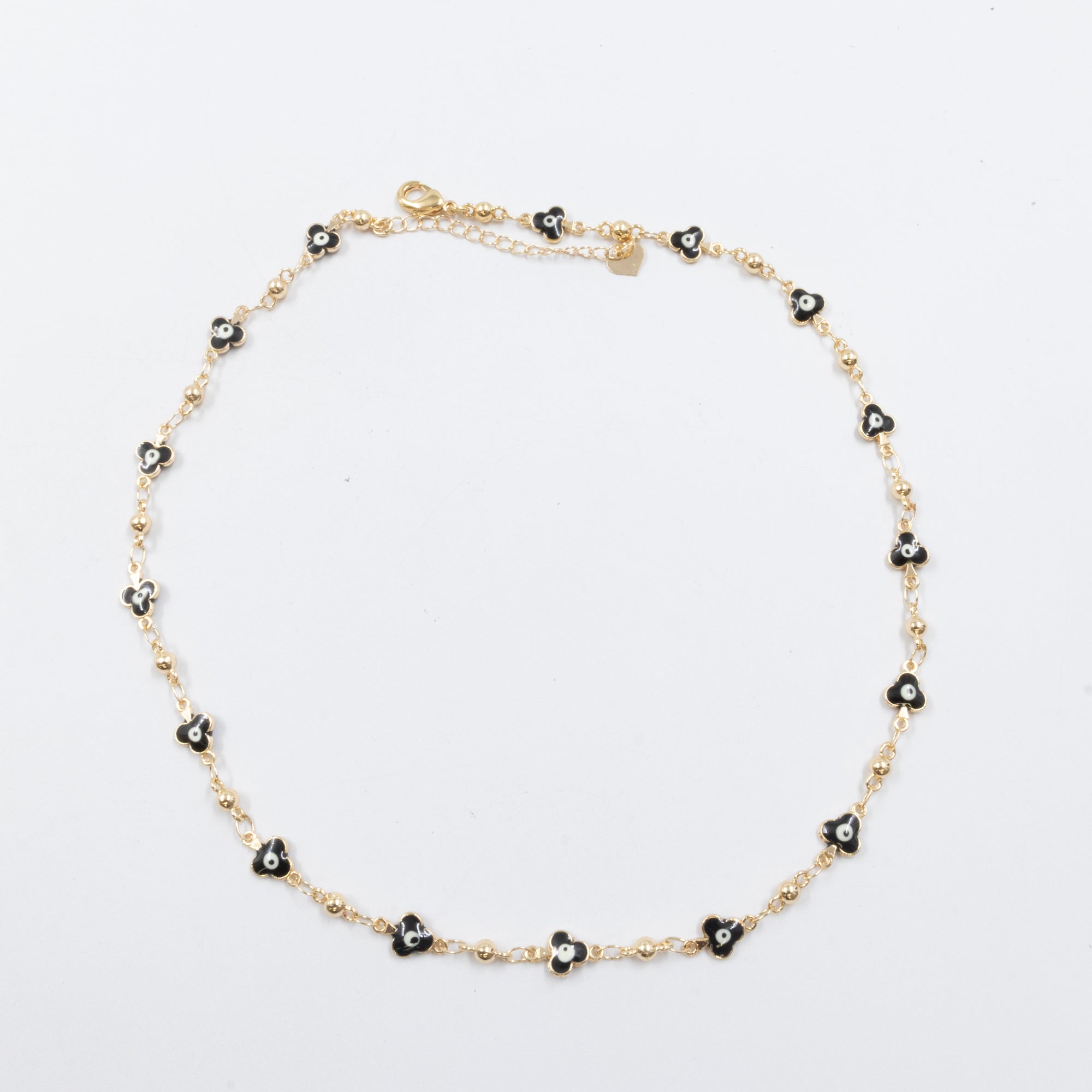 Collar Dorado de Ojo Turco M1 Oro Laminado