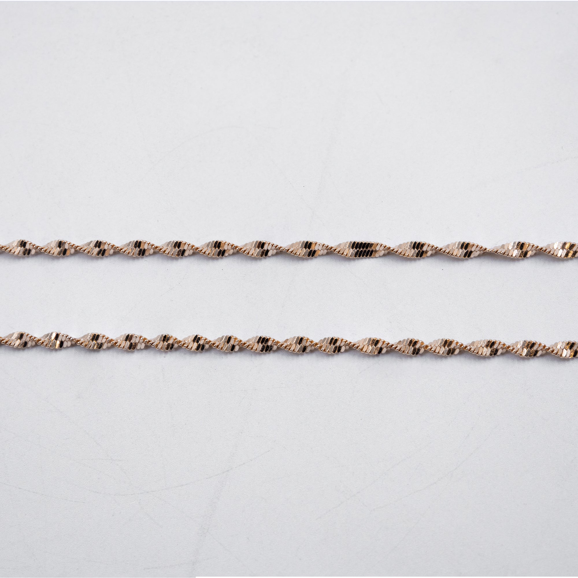 Cadenas Xuping Oro Rosado M3 Oro Laminado