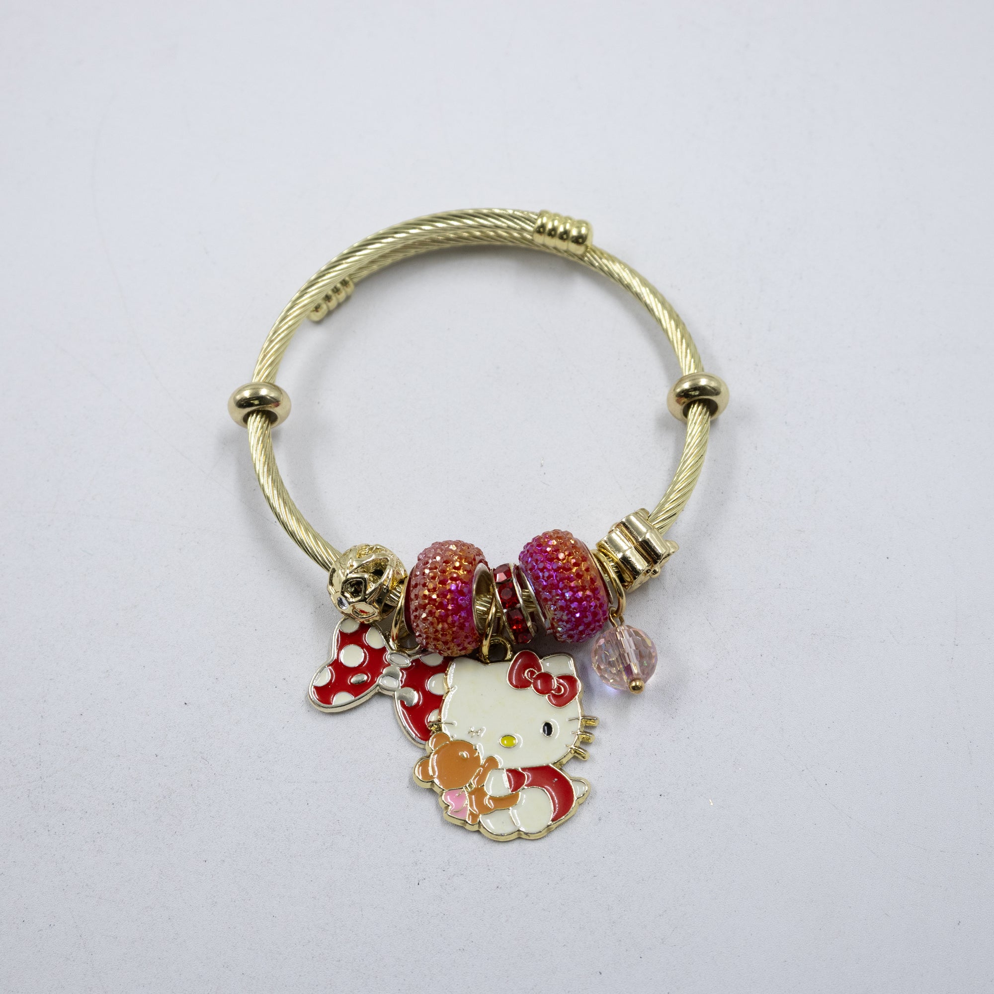 Pulsera tipo Pandora M10 Oro Laminado