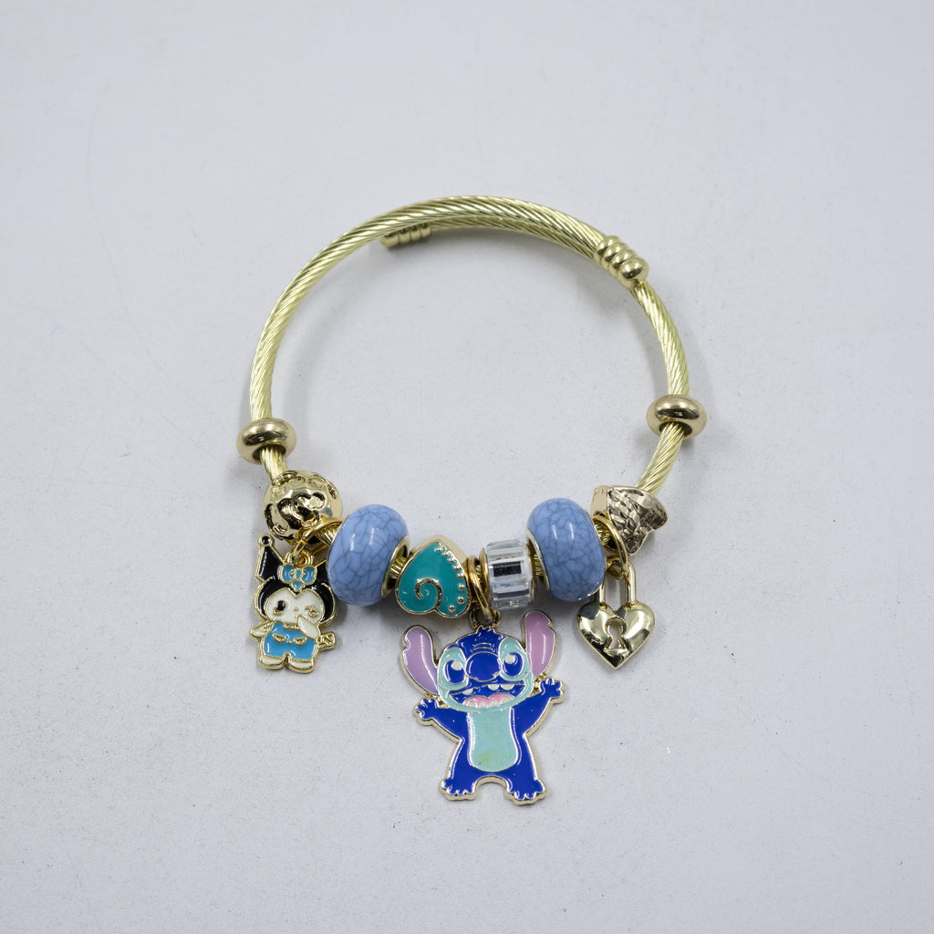 Pulsera tipo Pandora M11 Oro Laminado