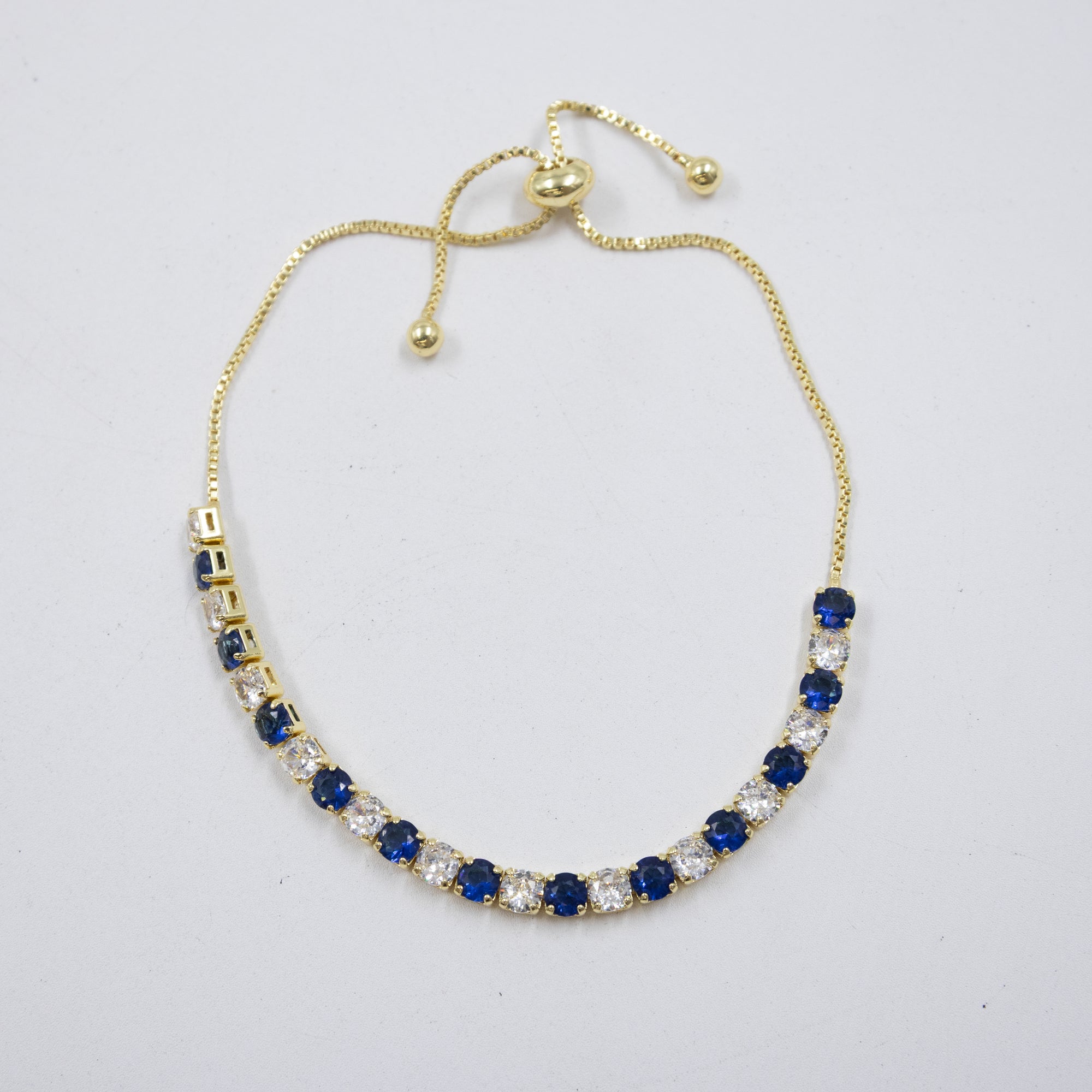 Pulseras Doradas con Piedras M8 Oro Laminado