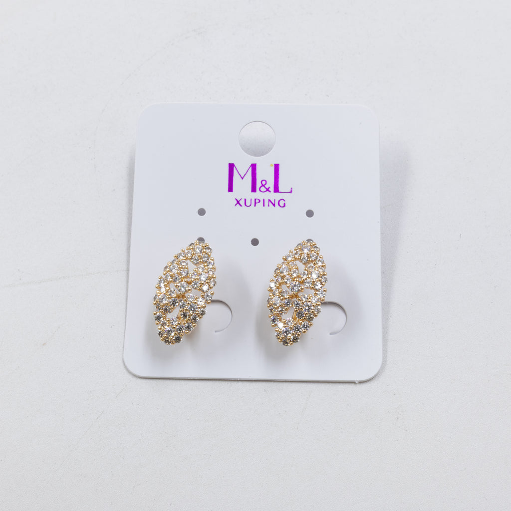 Aretes Dorados Xuping de Gancho M11 Oro Laminado