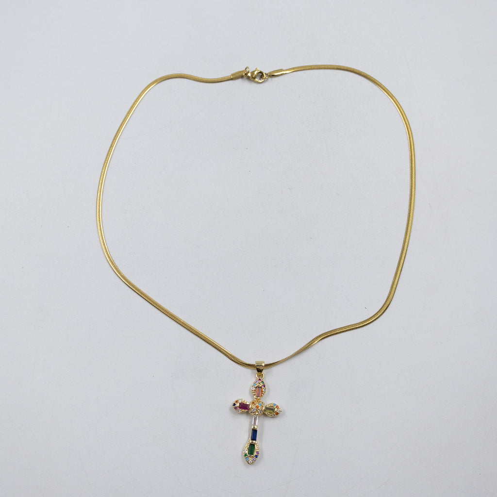 Collar Dorado Religioso M1 Oro Laminado