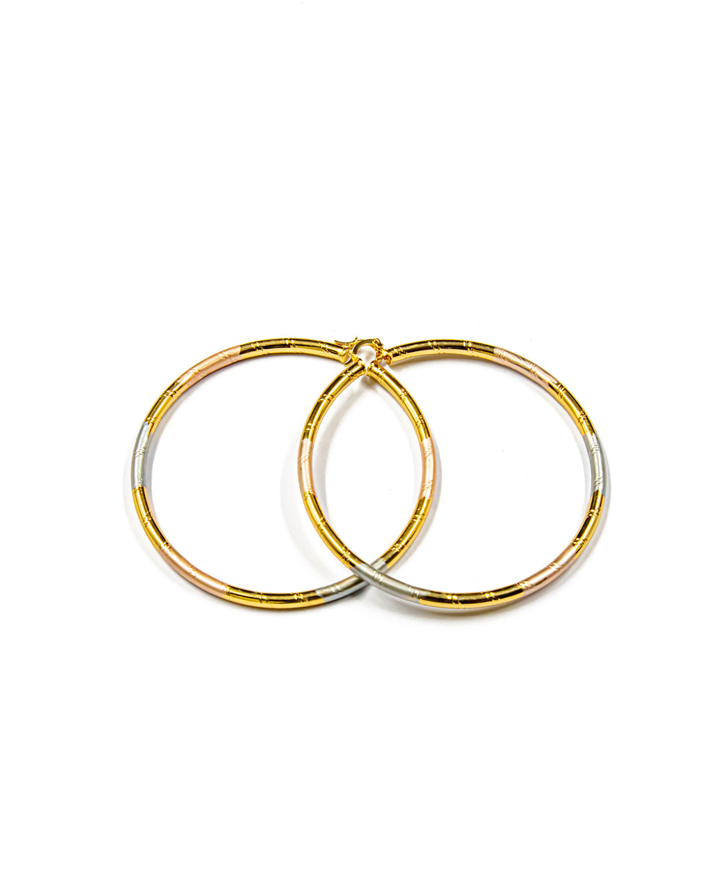Arete tipo arracada - M1 Oro Laminado
