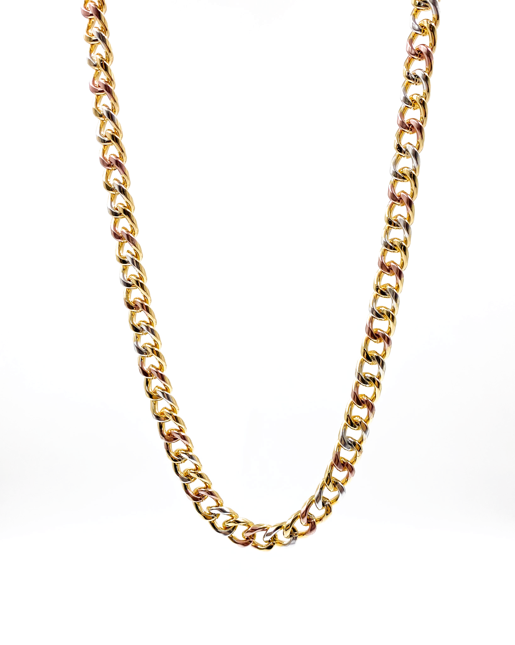 Cadena de eslabones - M6 Oro Laminado
