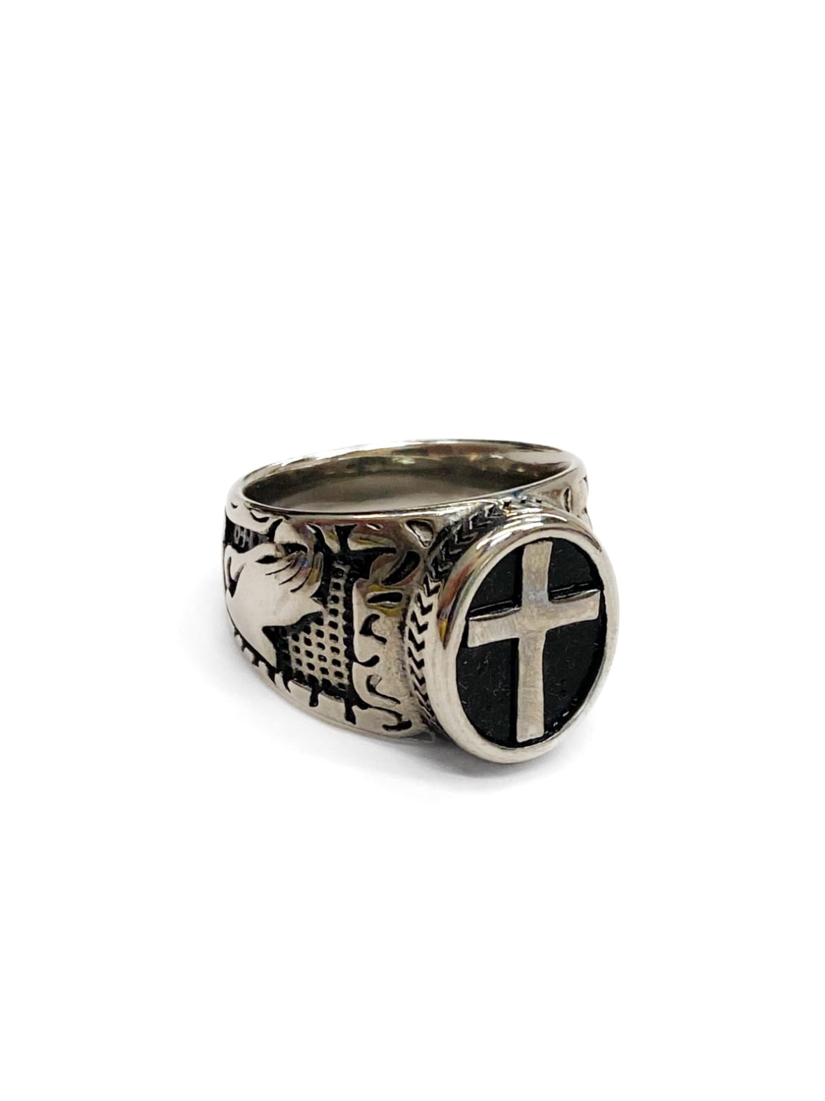 Anillo Dorado y Plateado M10 Acero Inoxidable