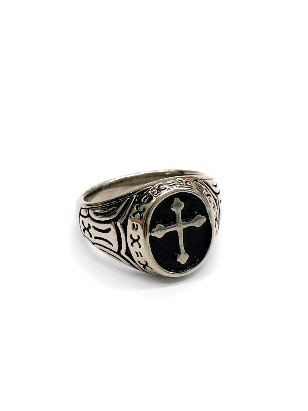 Anillo Dorado y Plateado M10 Acero Inoxidable