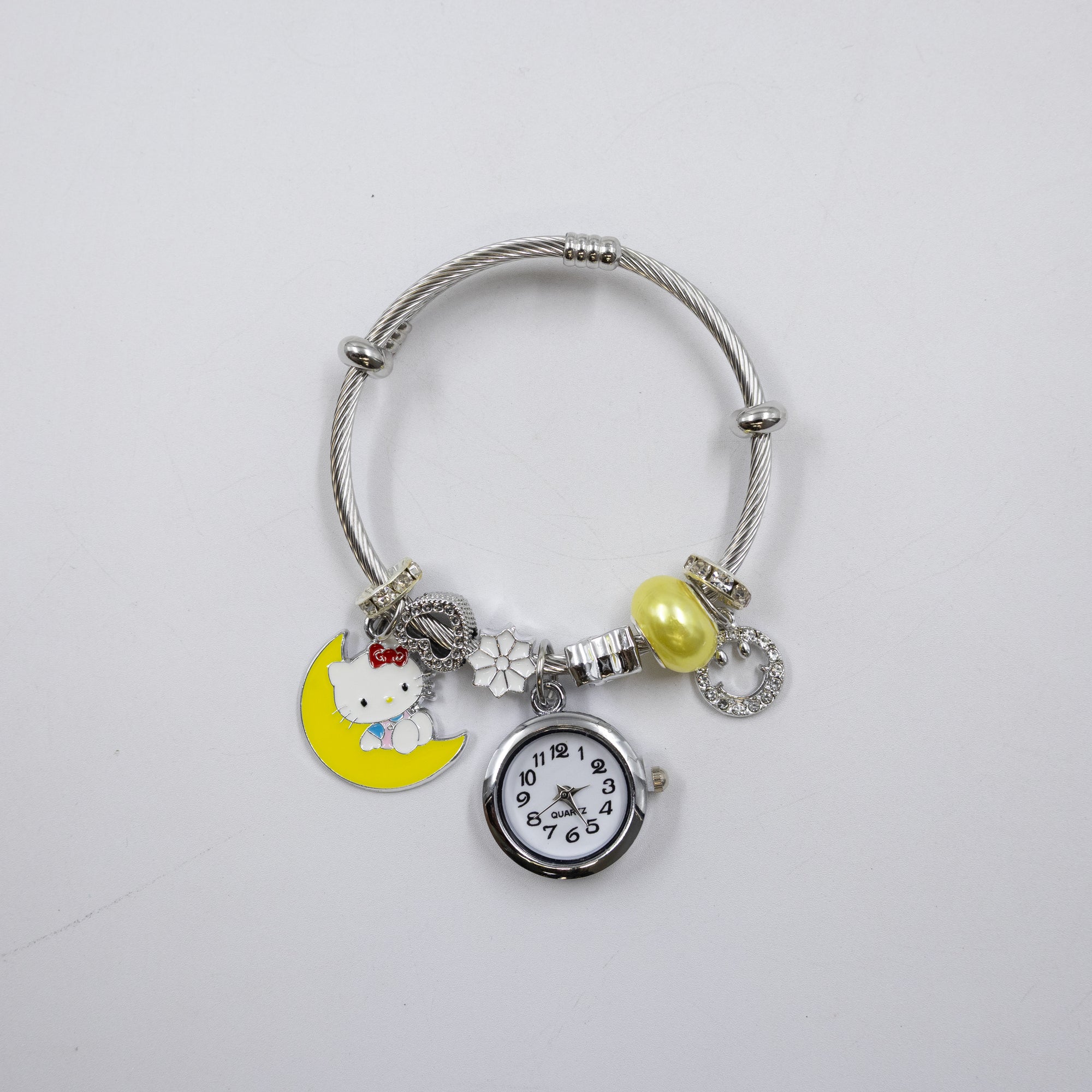 Pulsera tipo Pandora Plateadas M16 Oro Laminado