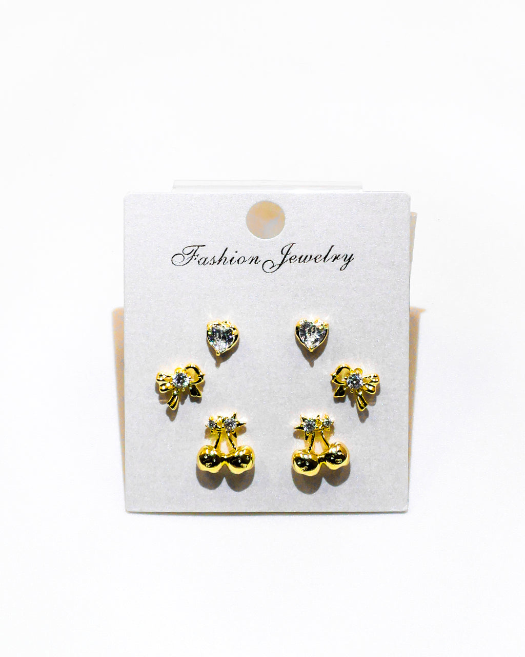 Set Aretes X3 - M7 Oro Laminado