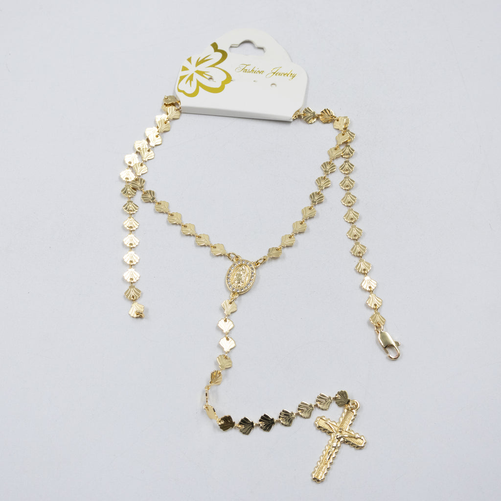 Collar Dorado Religioso M2 Oro Laminado