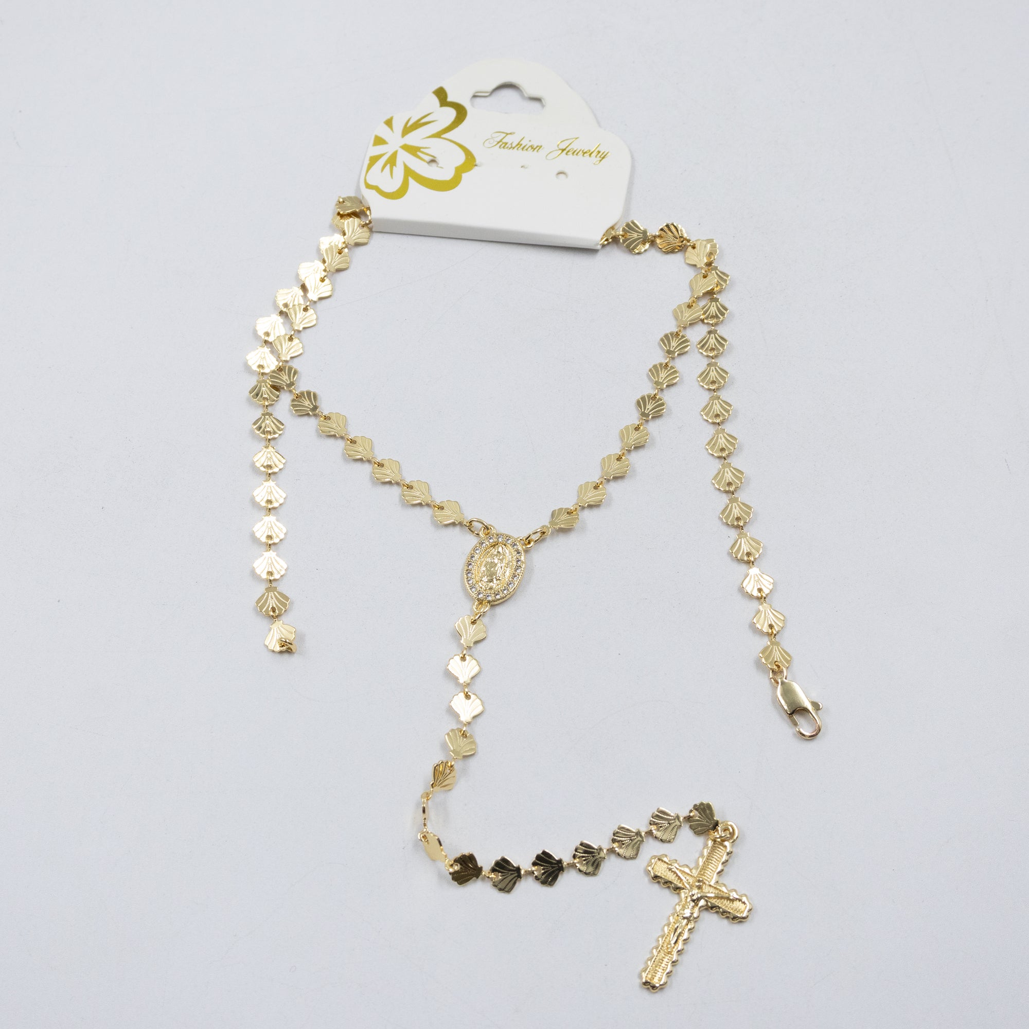 Collar Dorado Religioso M2 Oro Laminado