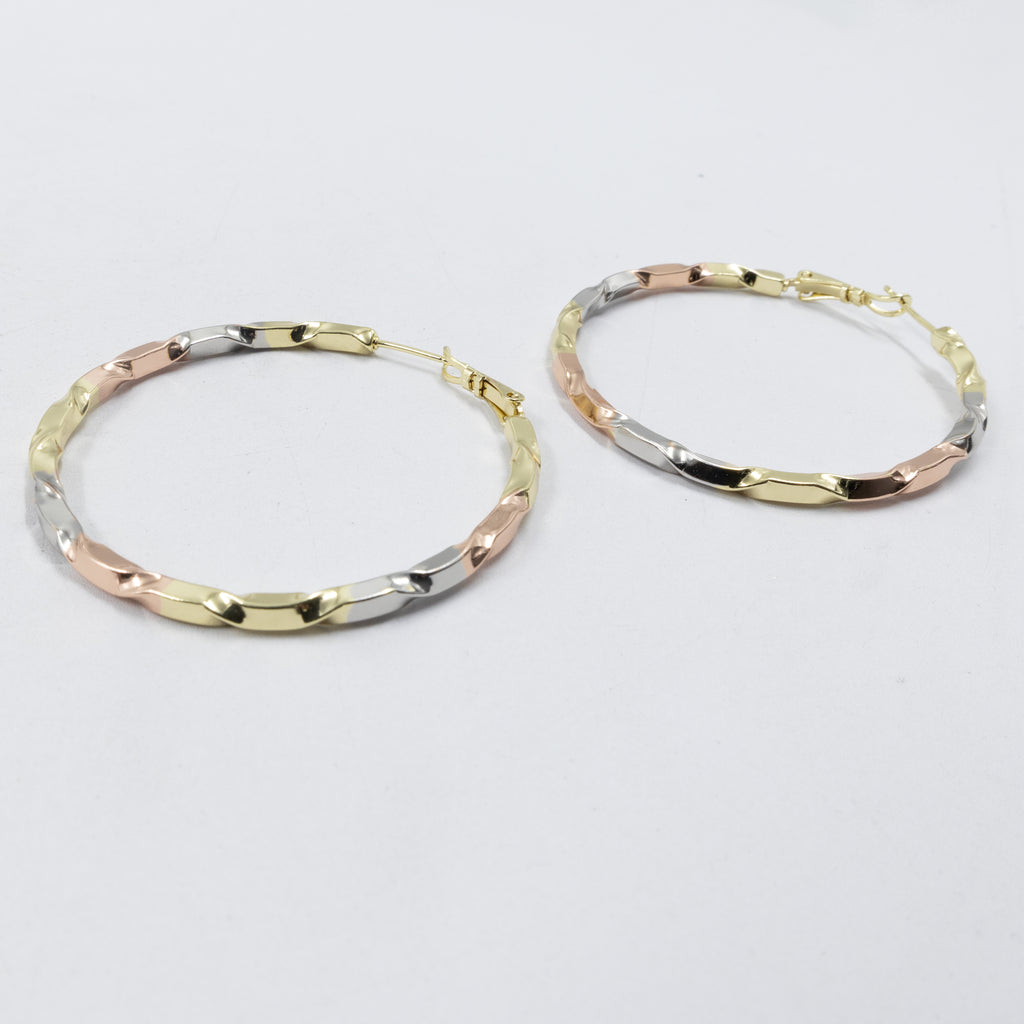 Aretes color Oro Florentino M1 Oro Laminado