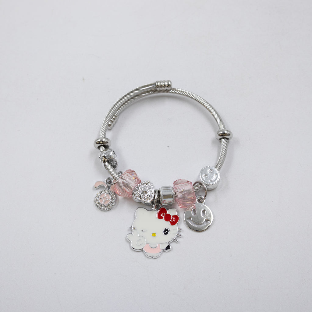 Pulsera tipo Pandora Plateados M6 Oro Laminado