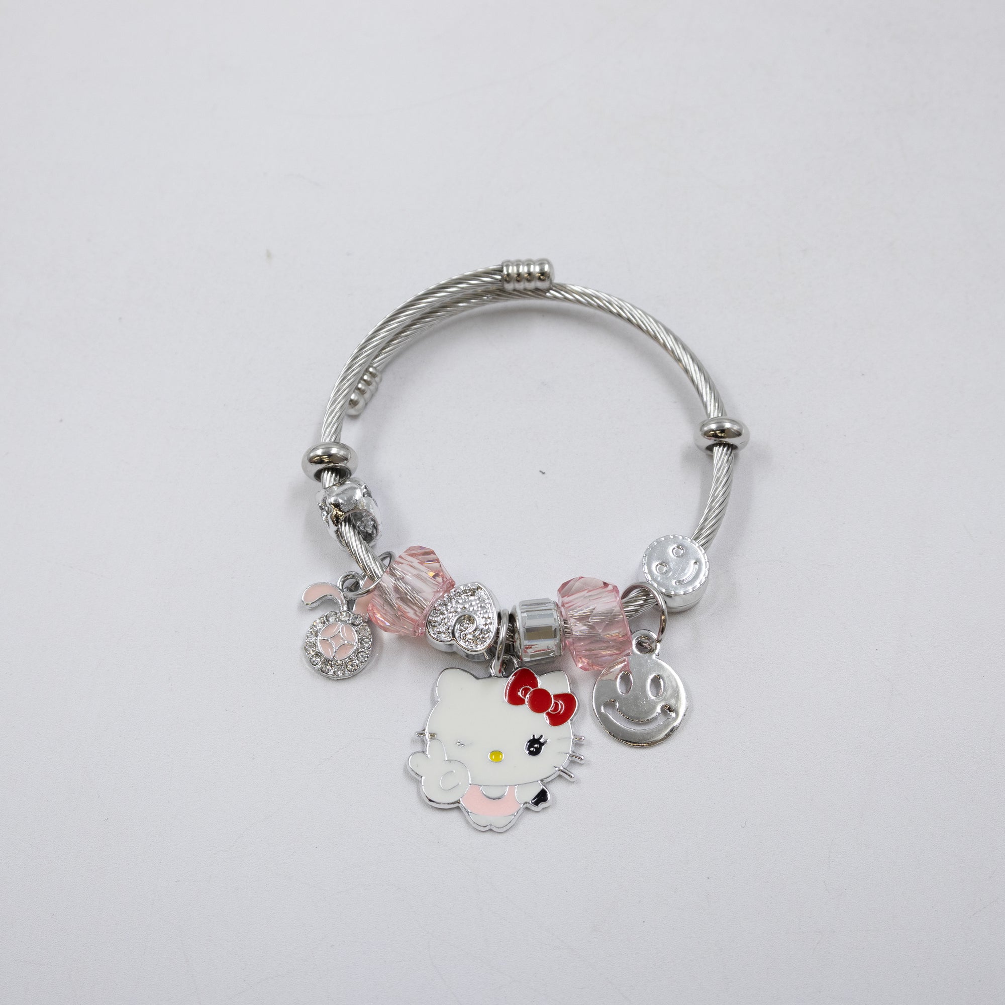 Pulsera tipo Pandora Plateados M6 Oro Laminado