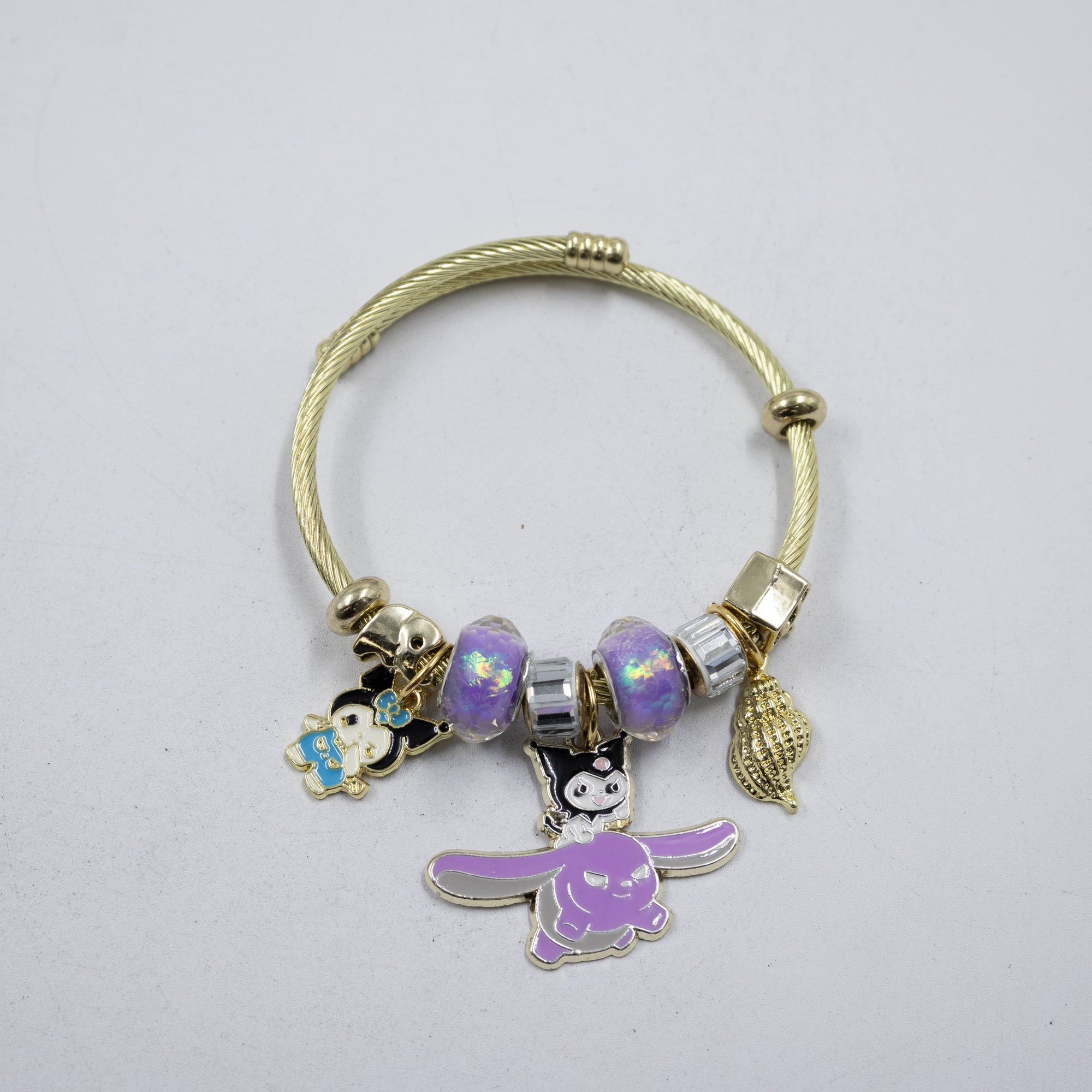 Pulsera tipo Pandora M3 Oro Laminado