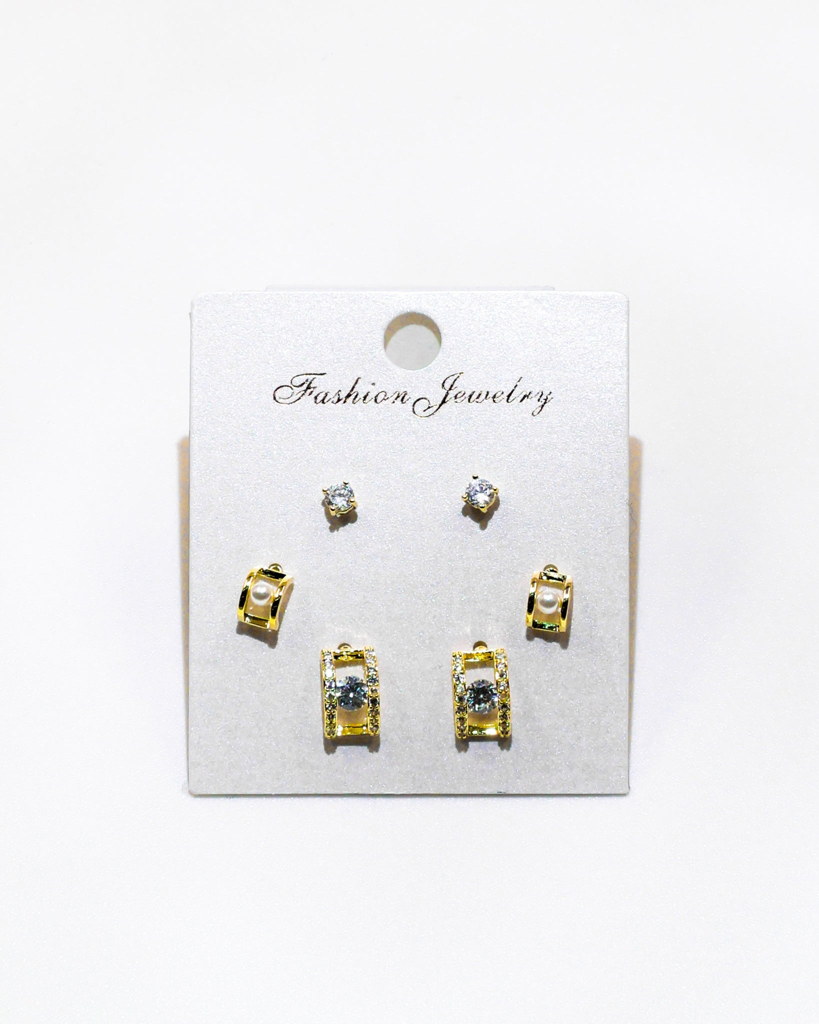Set Aretes X3 - M23 Oro Laminado