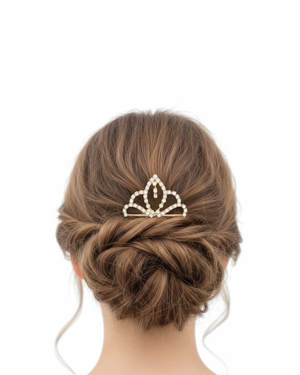 Tiara Dorada M24 Oro Laminado