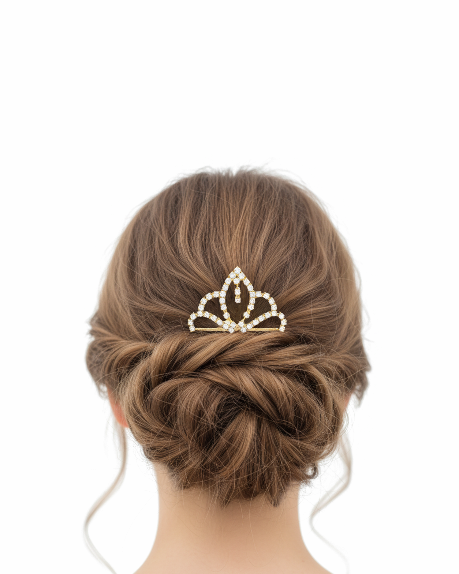 Tiara Dorada M24 Oro Laminado
