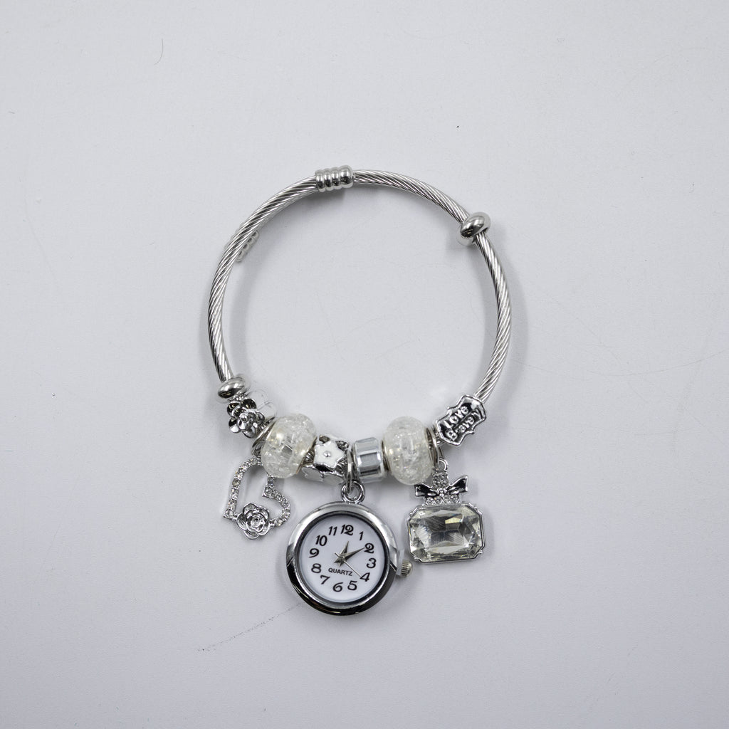 Pulsera tipo Pandora Plateadas M21 Oro Laminado