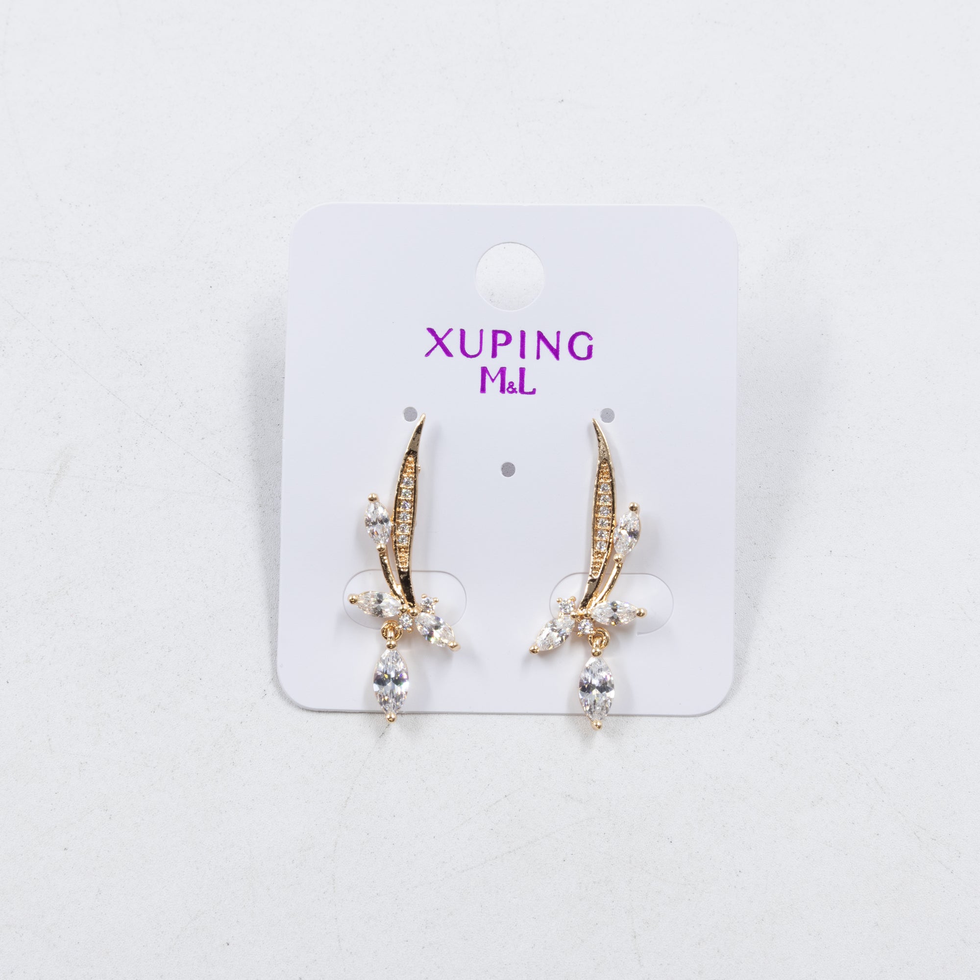 Aretes Xuping Dorados M4 Oro Laminado