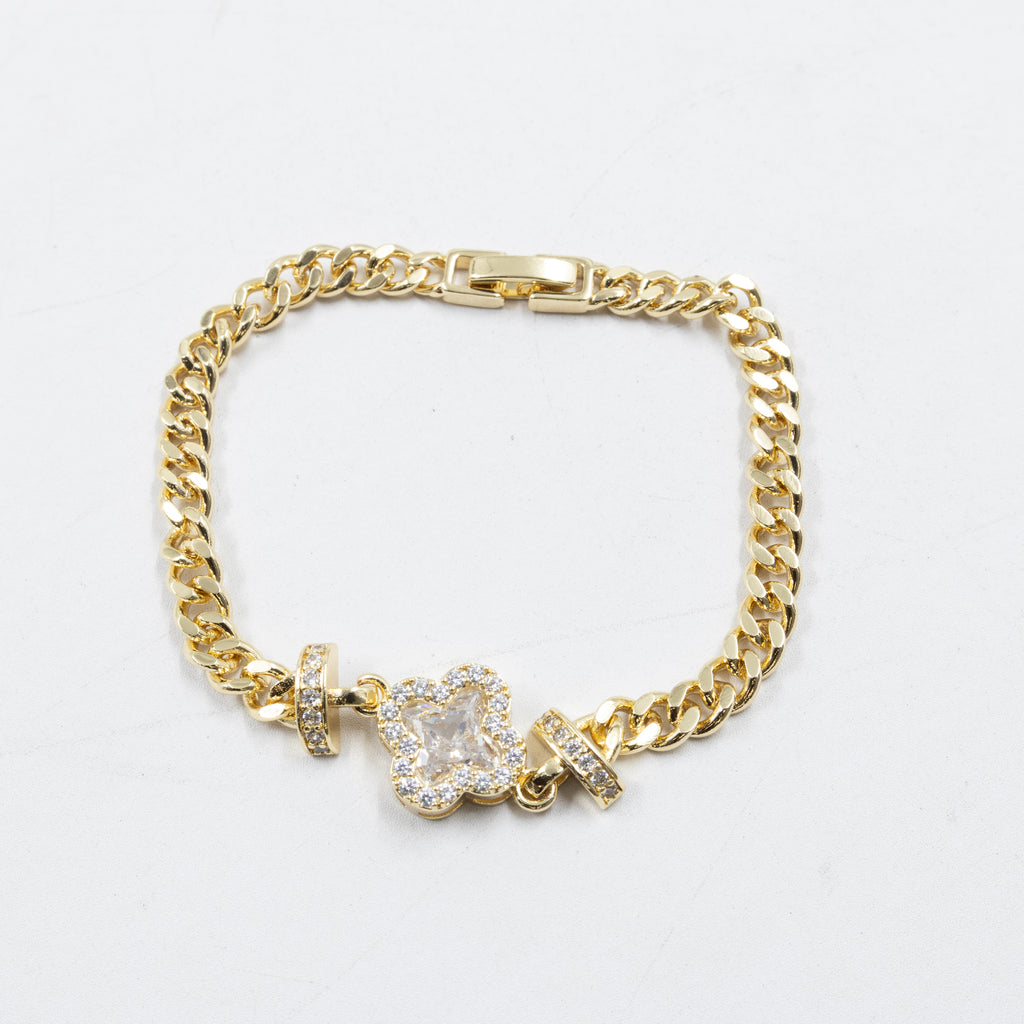 Pulseras Doradas con Piedras M3 Oro Laminado