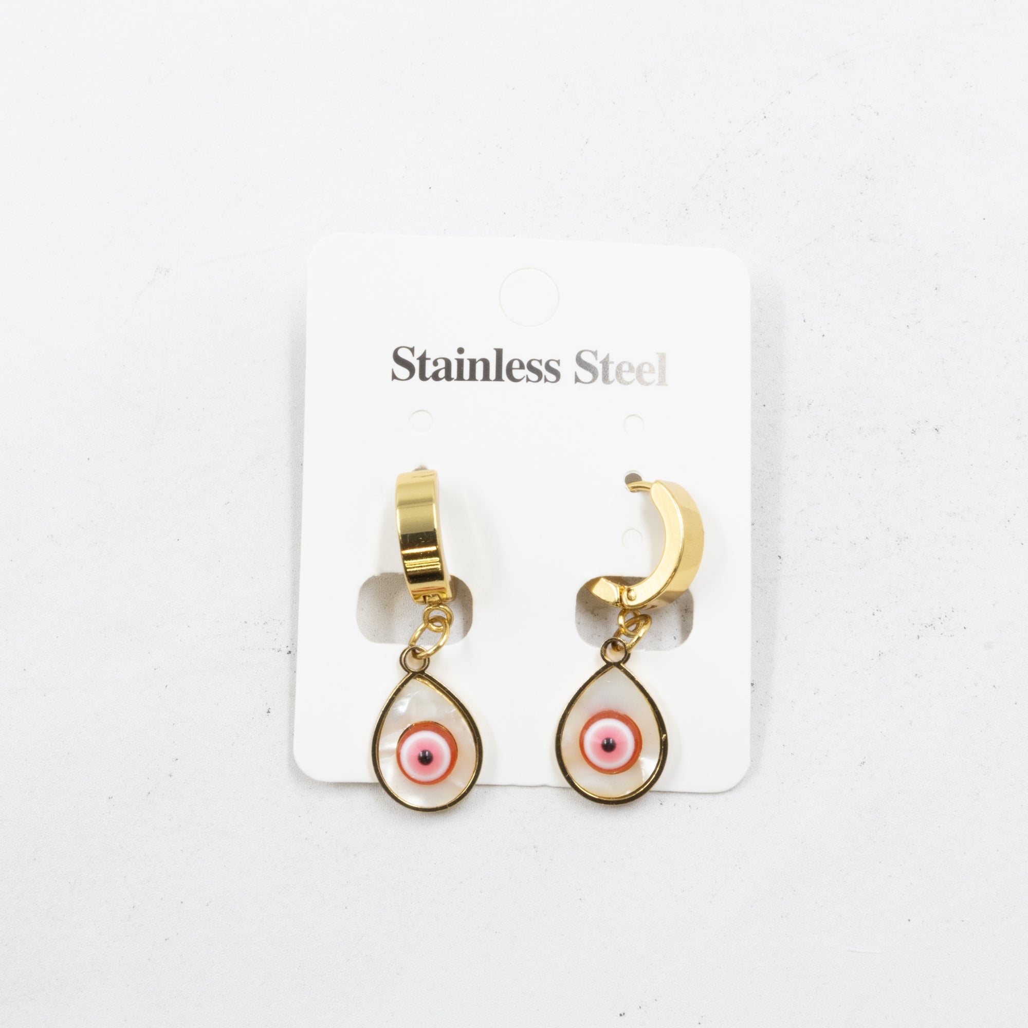 Aretes  Dorados de Ojo Turco M2 Oro Laminado