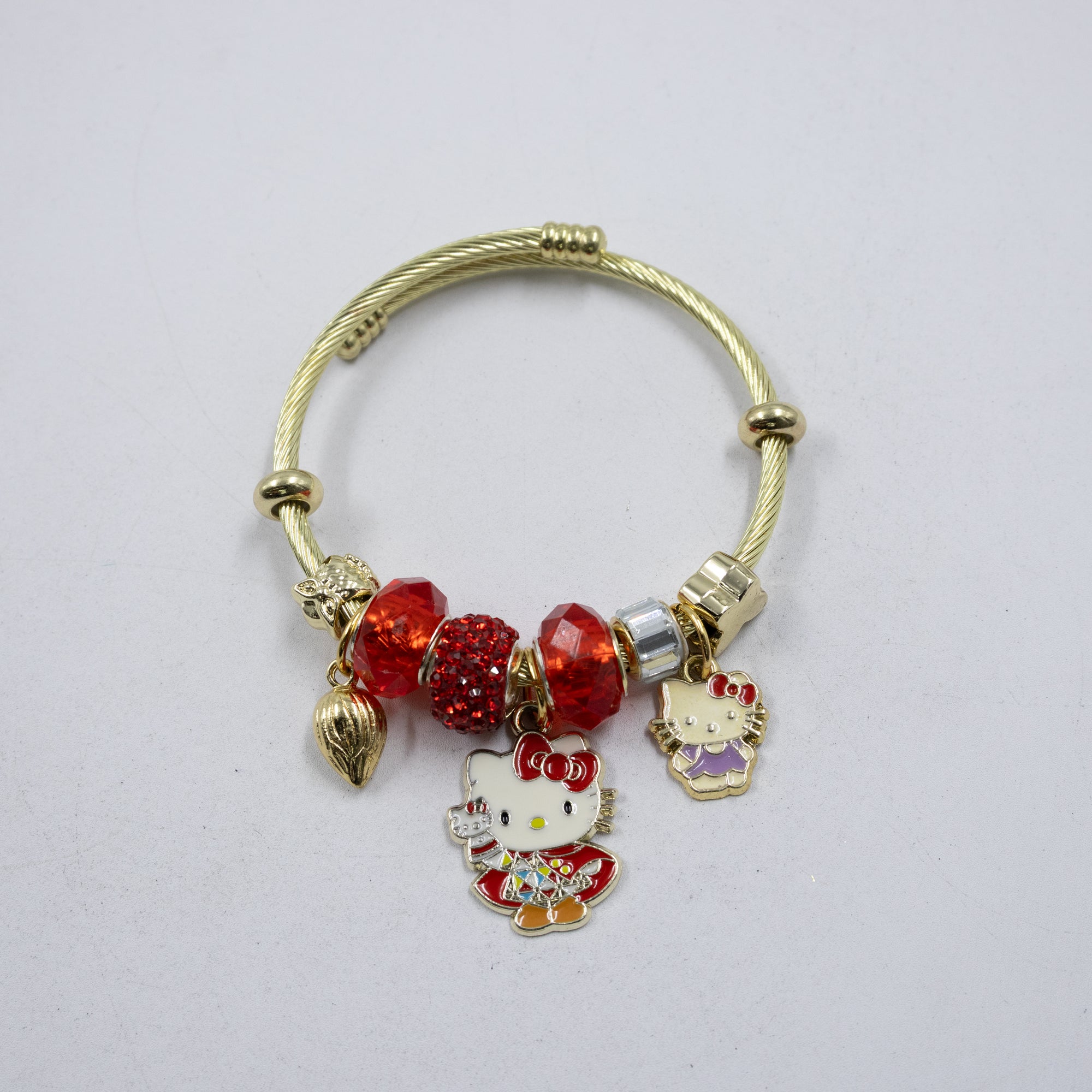 Pulsera tipo Pandora M10 Oro Laminado