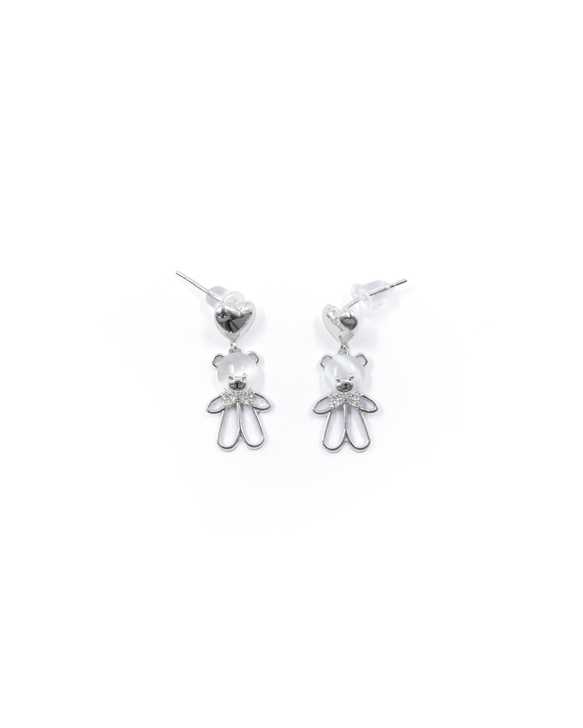 Aretes Largos Ansheli Plateados M15 Oro Laminado