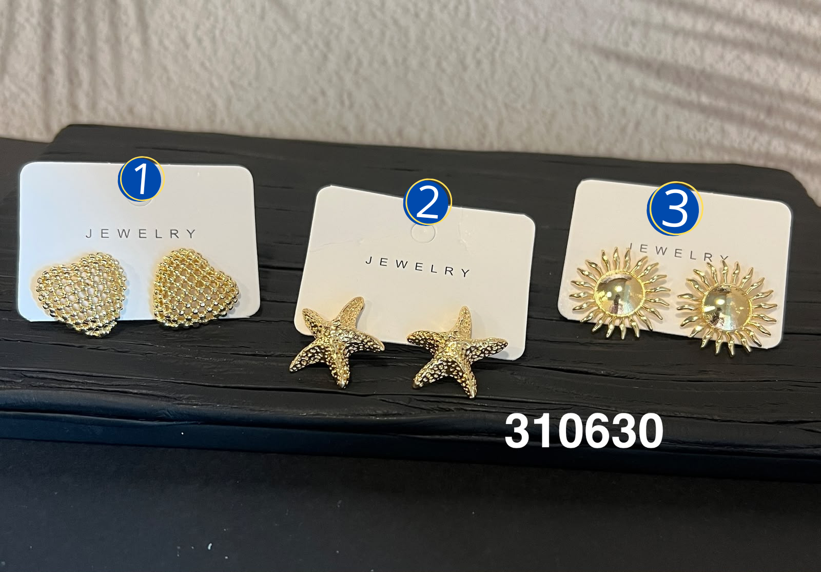 [13/AGOSTO/26] Aretes Dorados M6 Oro Laminado