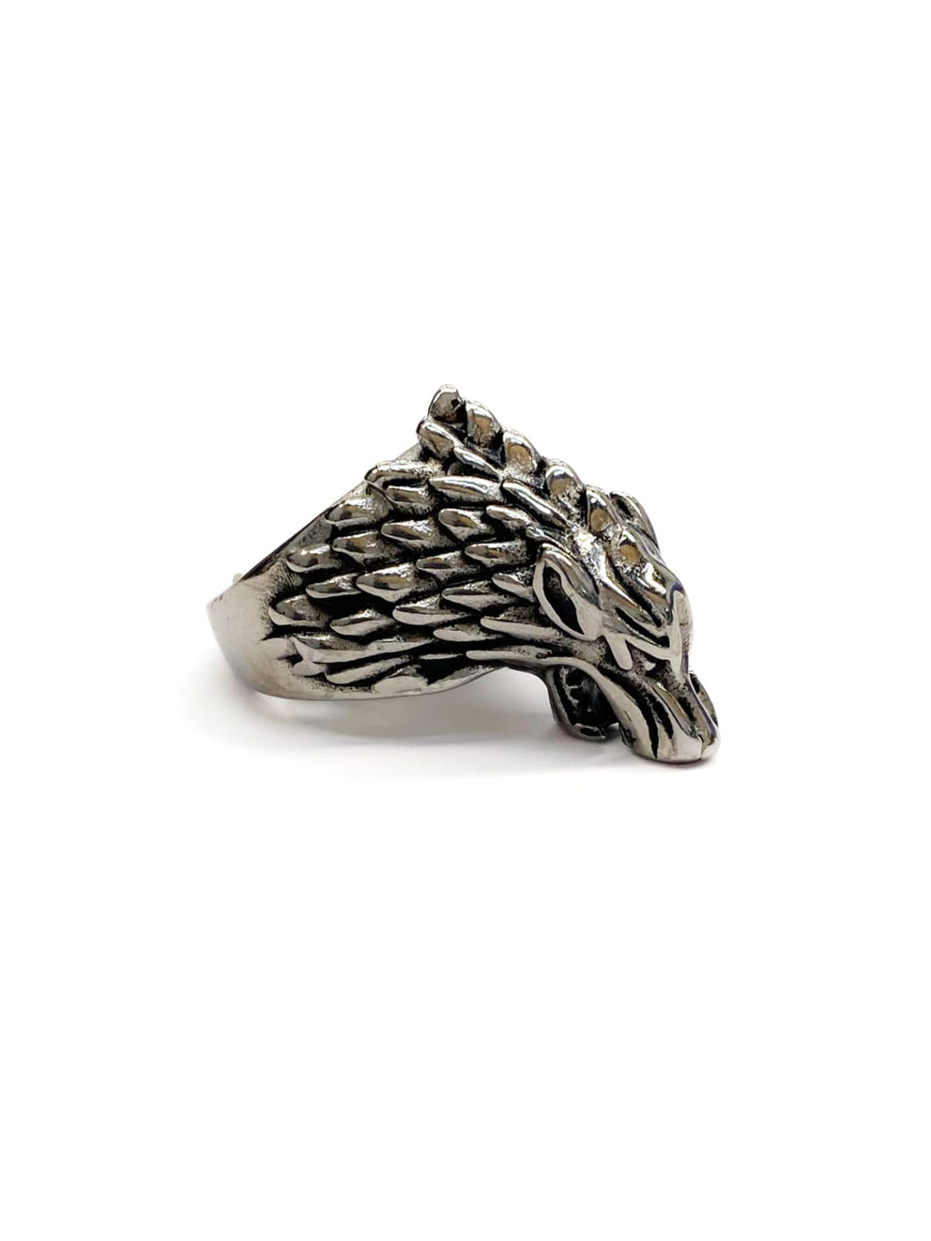 Anillo Dorado y Plateado de Animales M1 Acero Inoxidable