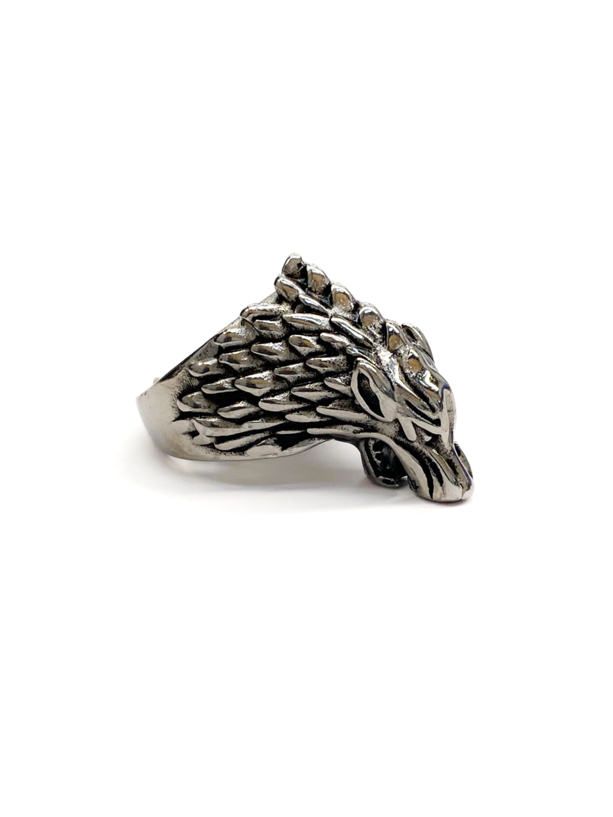 Anillo Dorado y Plateado de Animales M1 Acero Inoxidable