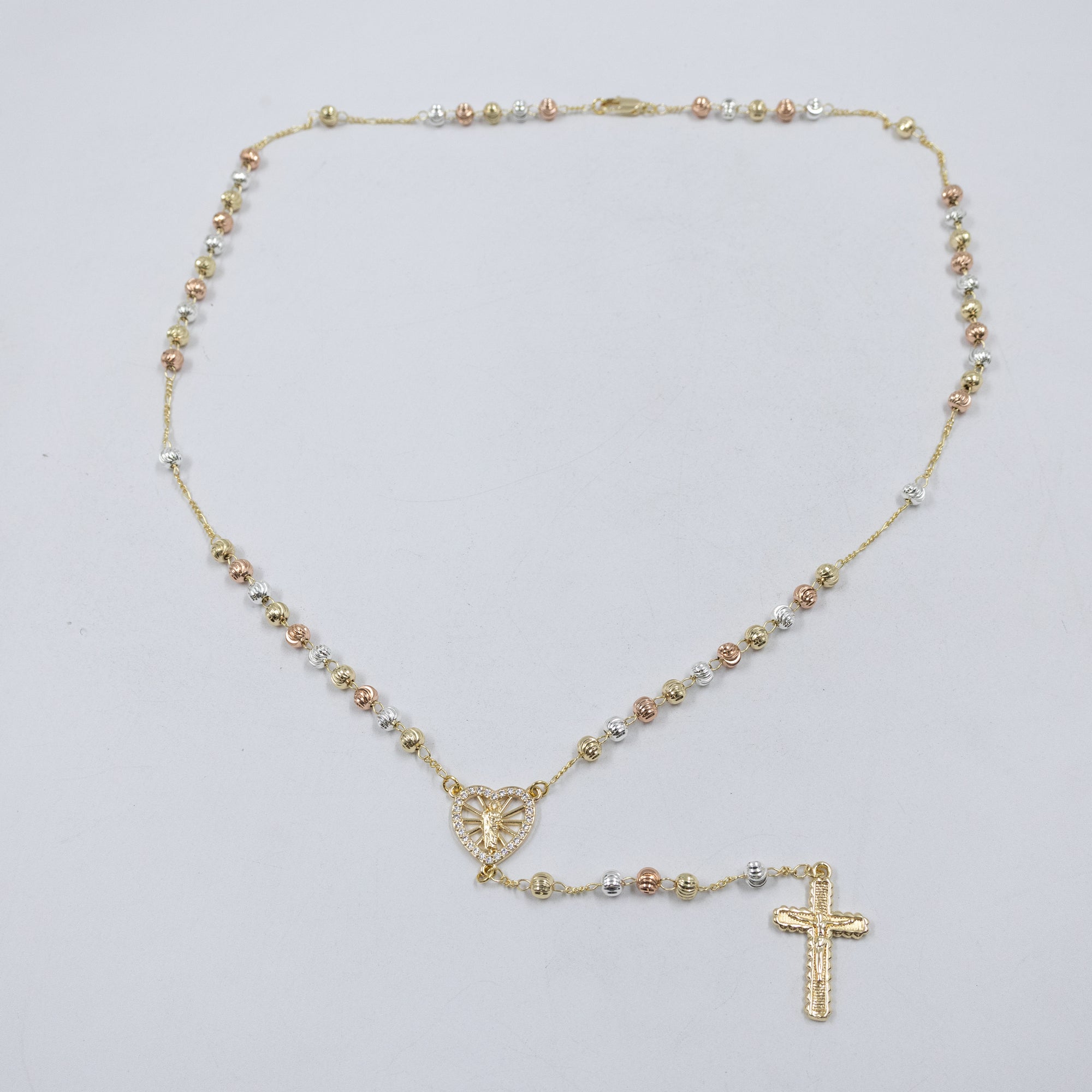 Collar Dorado Religioso M3 Oro Laminado