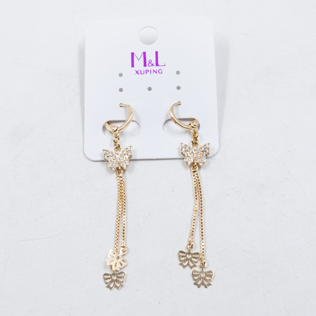 Aretes Xuping Dorados M14 Oro Laminado