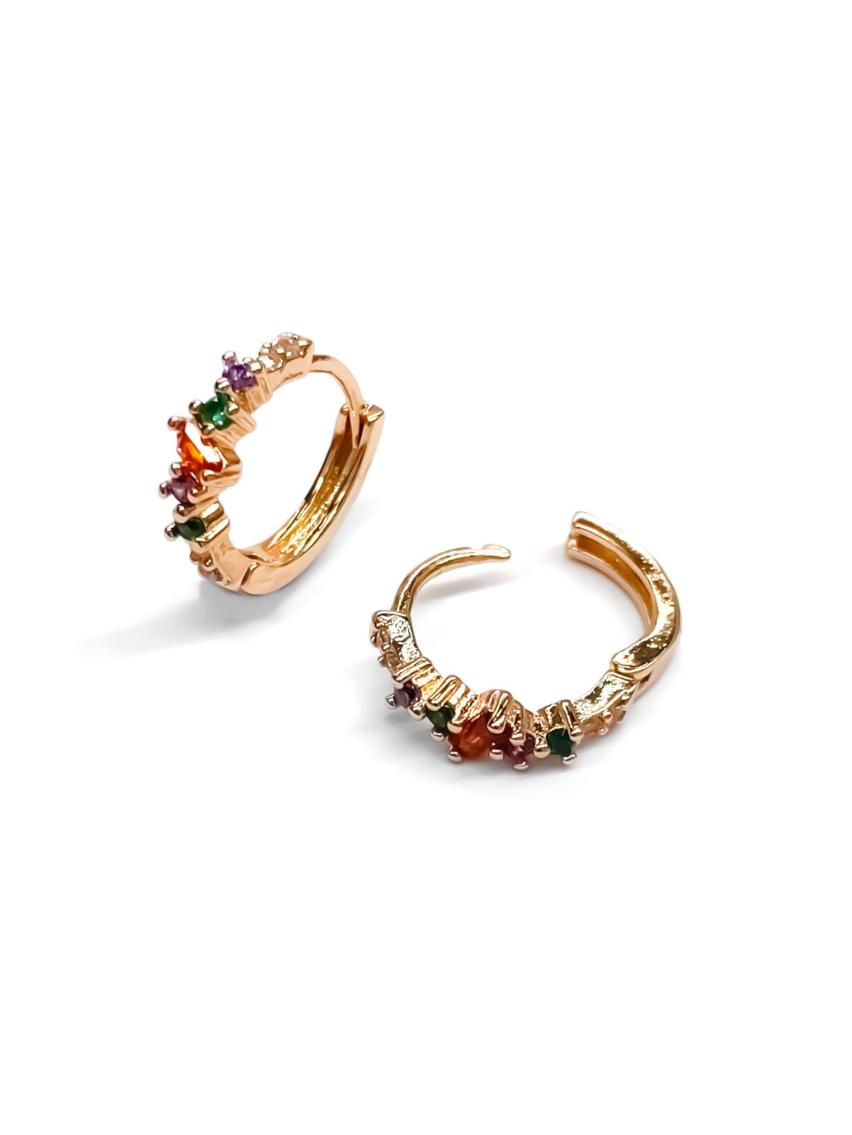 ARETES HUGGIES M9 - ORO LAMINADO