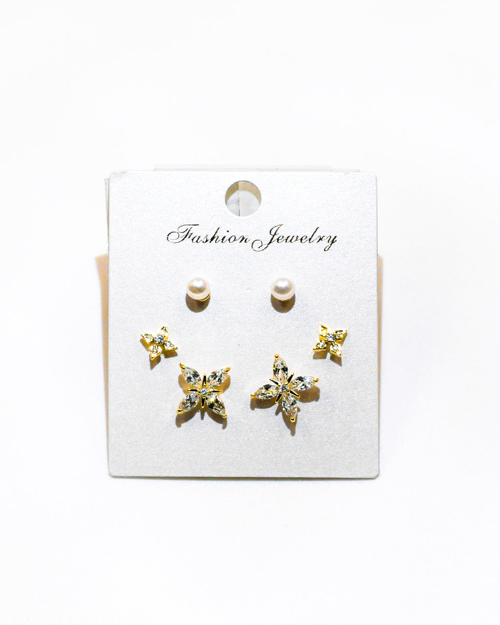 Set Aretes X3 - M14 Oro Laminado