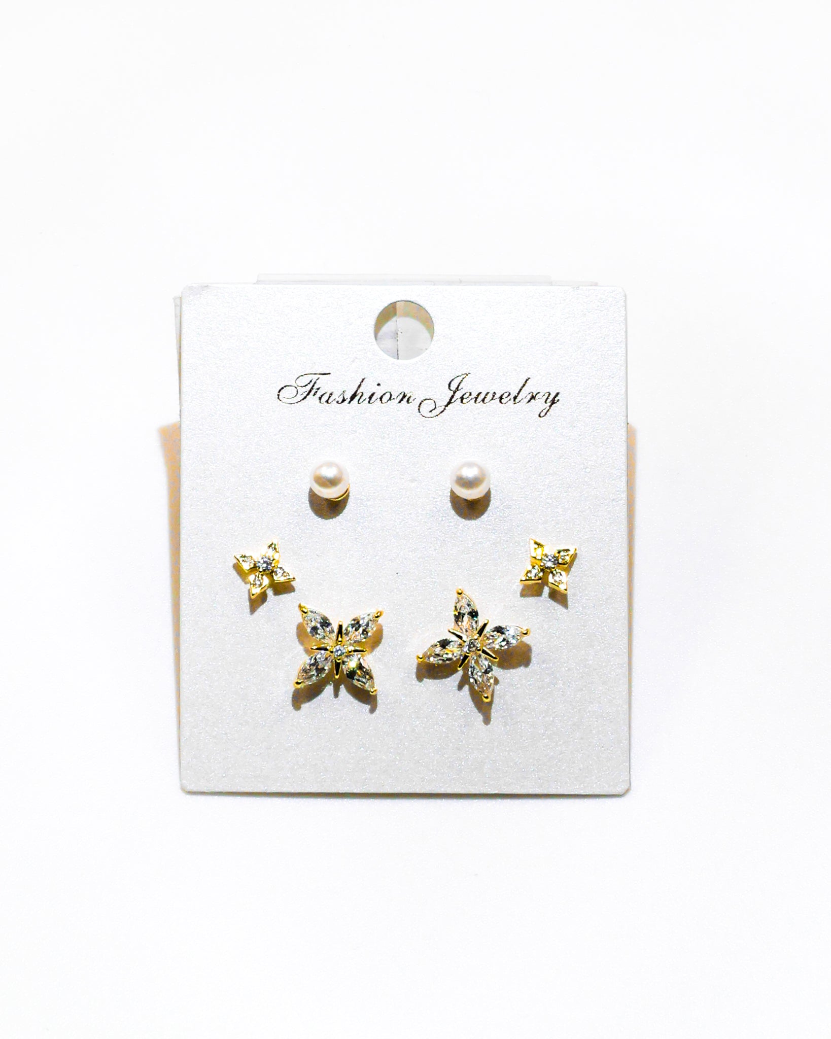Set Aretes X3 - M14 Oro Laminado
