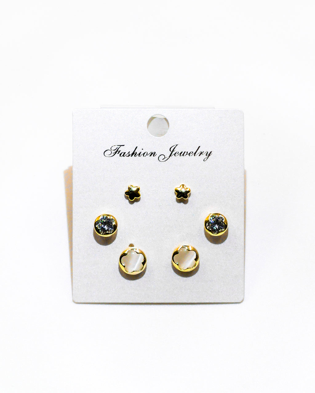 Set Aretes X3 - M9 Oro Laminado