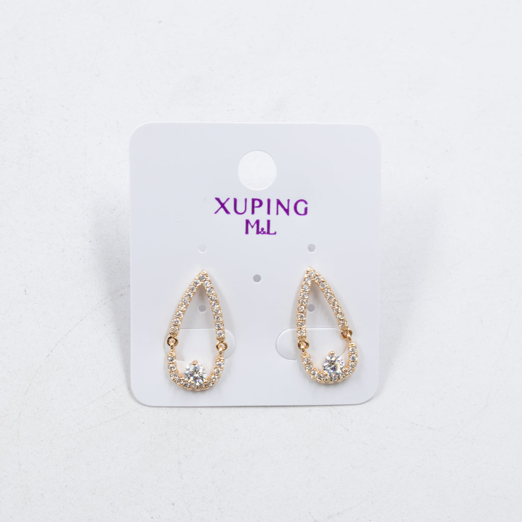 Aretes Xuping Dorados M9 Oro Laminado