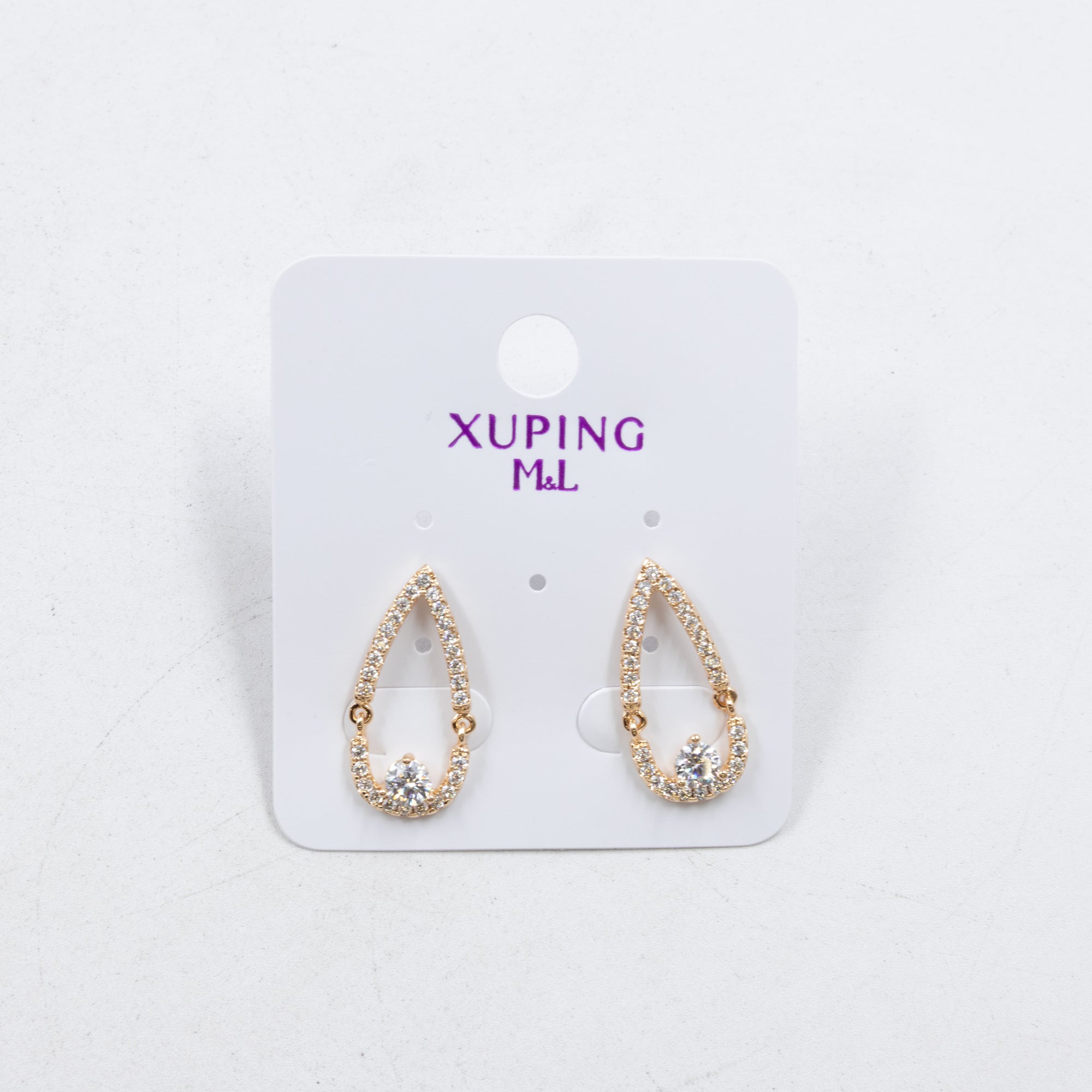 Aretes Xuping Dorados M9 Oro Laminado