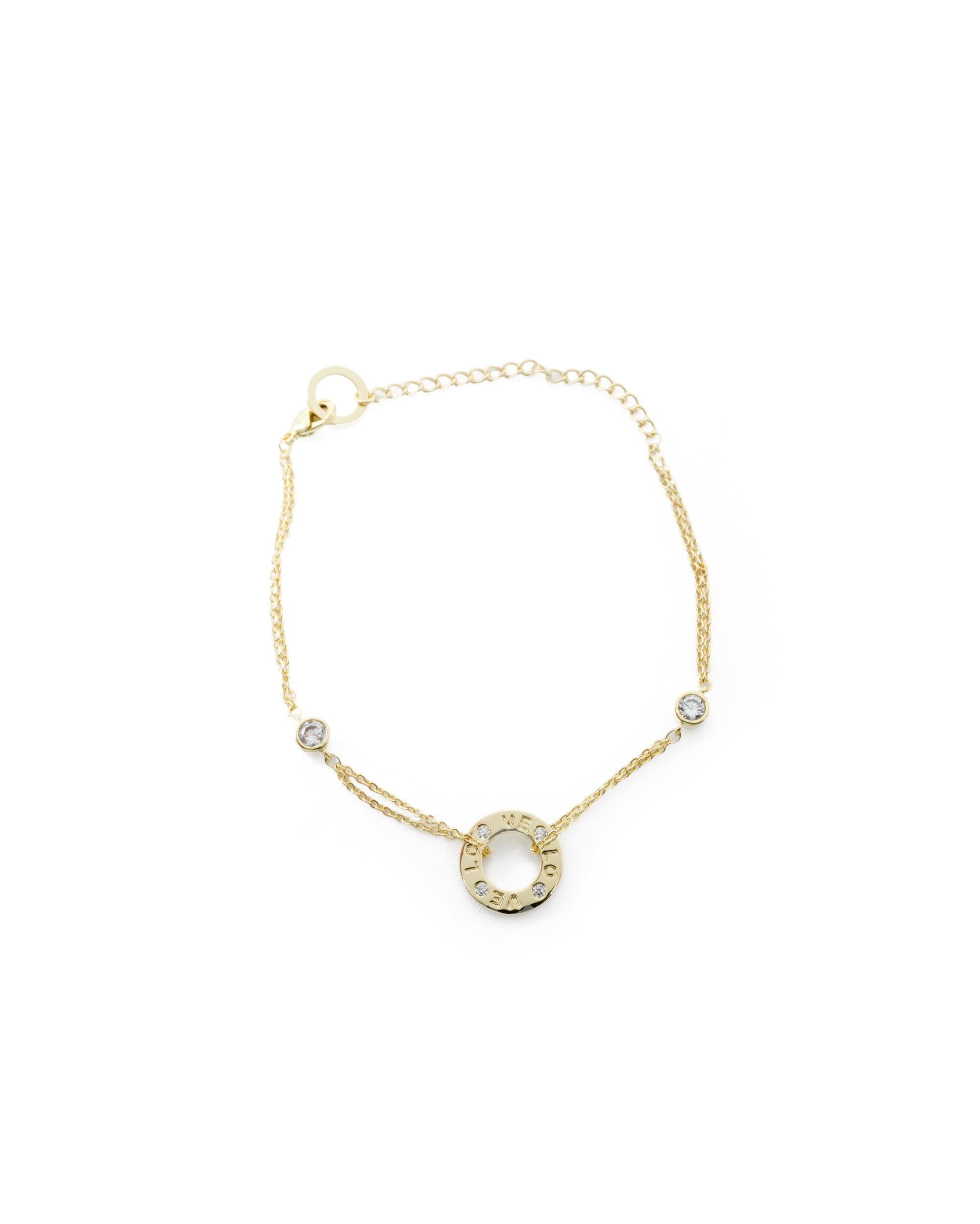 Pulsera Dorada Ansheli M2 - Oro Laminado