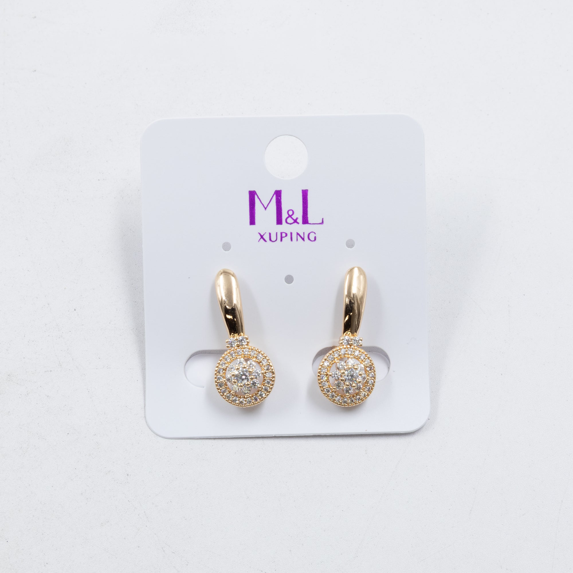 Aretes Xuping Dorados M7 Oro Laminado